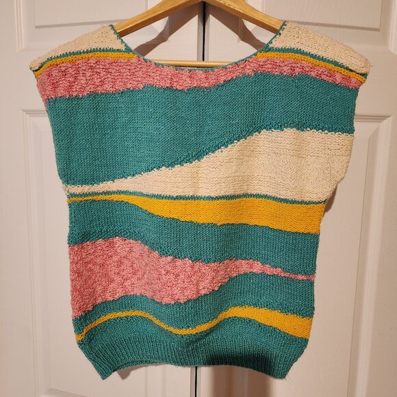VINTAGE Handknit Sweater SM - Picture 1 of 1